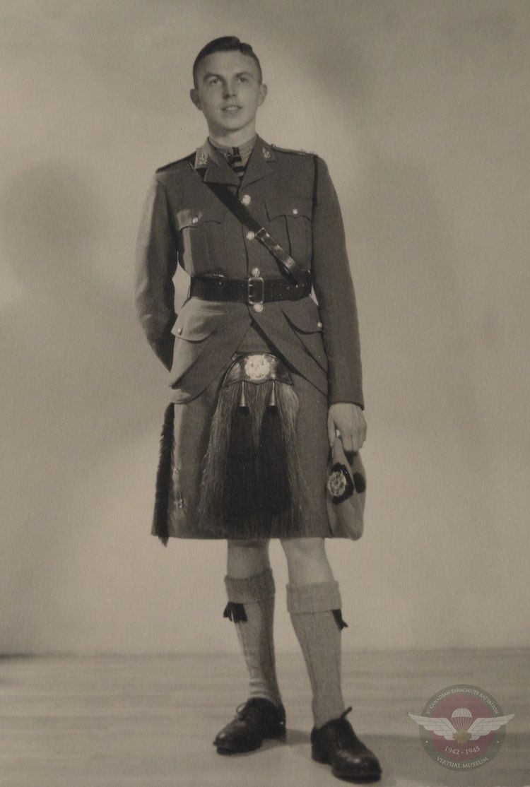 Hilborn In Toronto Scottish Uniform